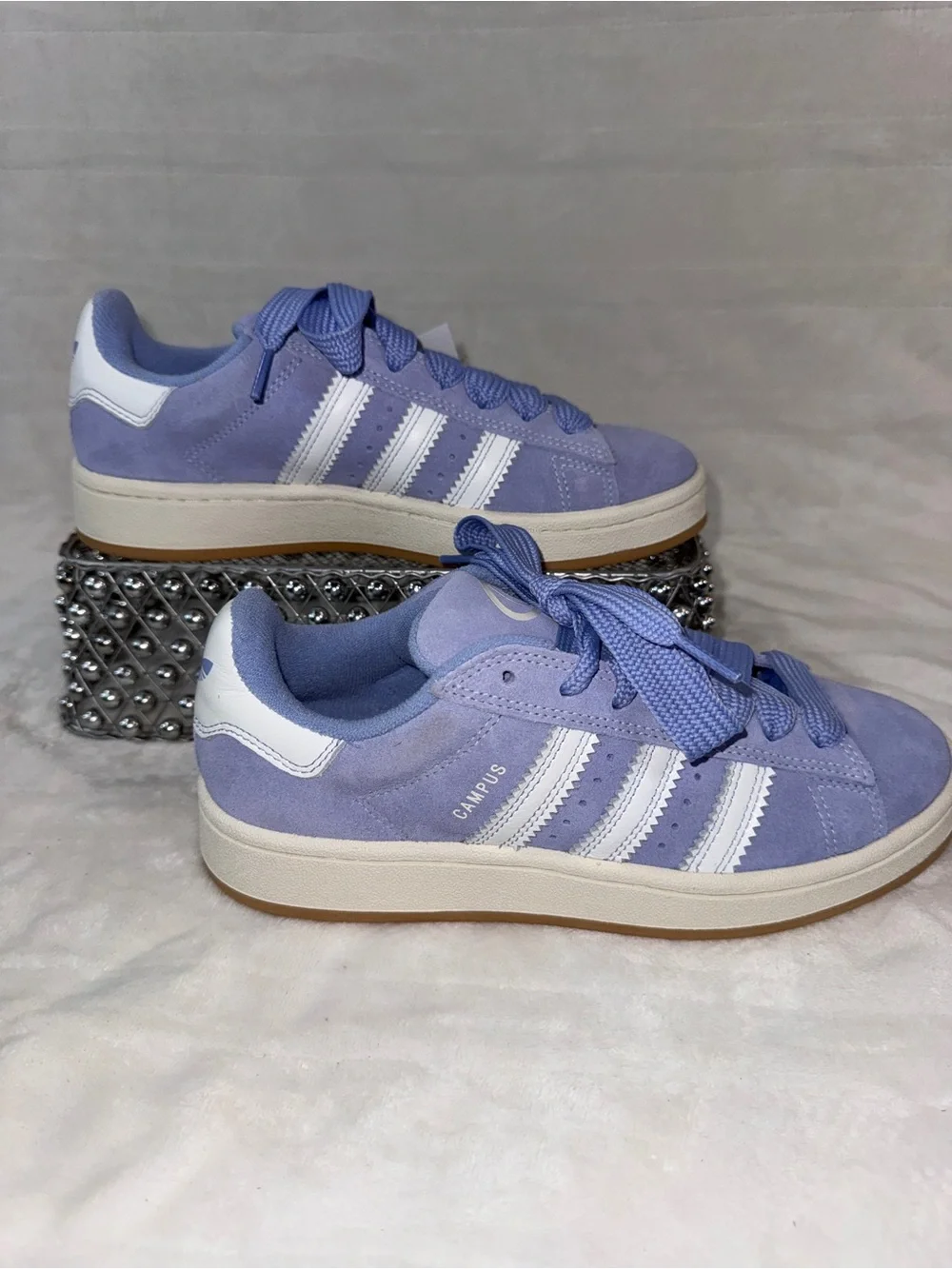 Adidas Campus 00s Lavender Spark Youth 5Y Women 6.5 JQ5753 💜👟